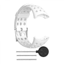 (White) Replacement Strap for Suunto M1 - M5 Silicone Fitness Watches