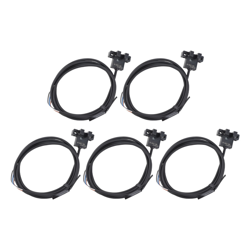 Set Of 5 Photoelectric Switch Sensors With U-Shaped Slot For Precise Detection` 8711387023828