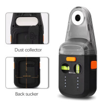 Electric Drilling Dust Collector Laser Level 2 in 1 Household Wall Electric Suction Vacuum Drilling Dust Collector Tools