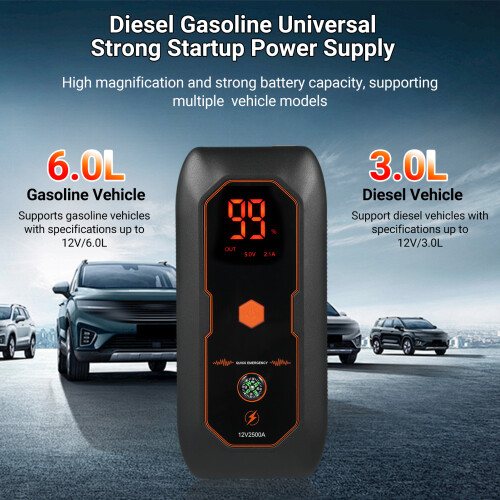 DN18 12V Car Jump Starter 600A Peak