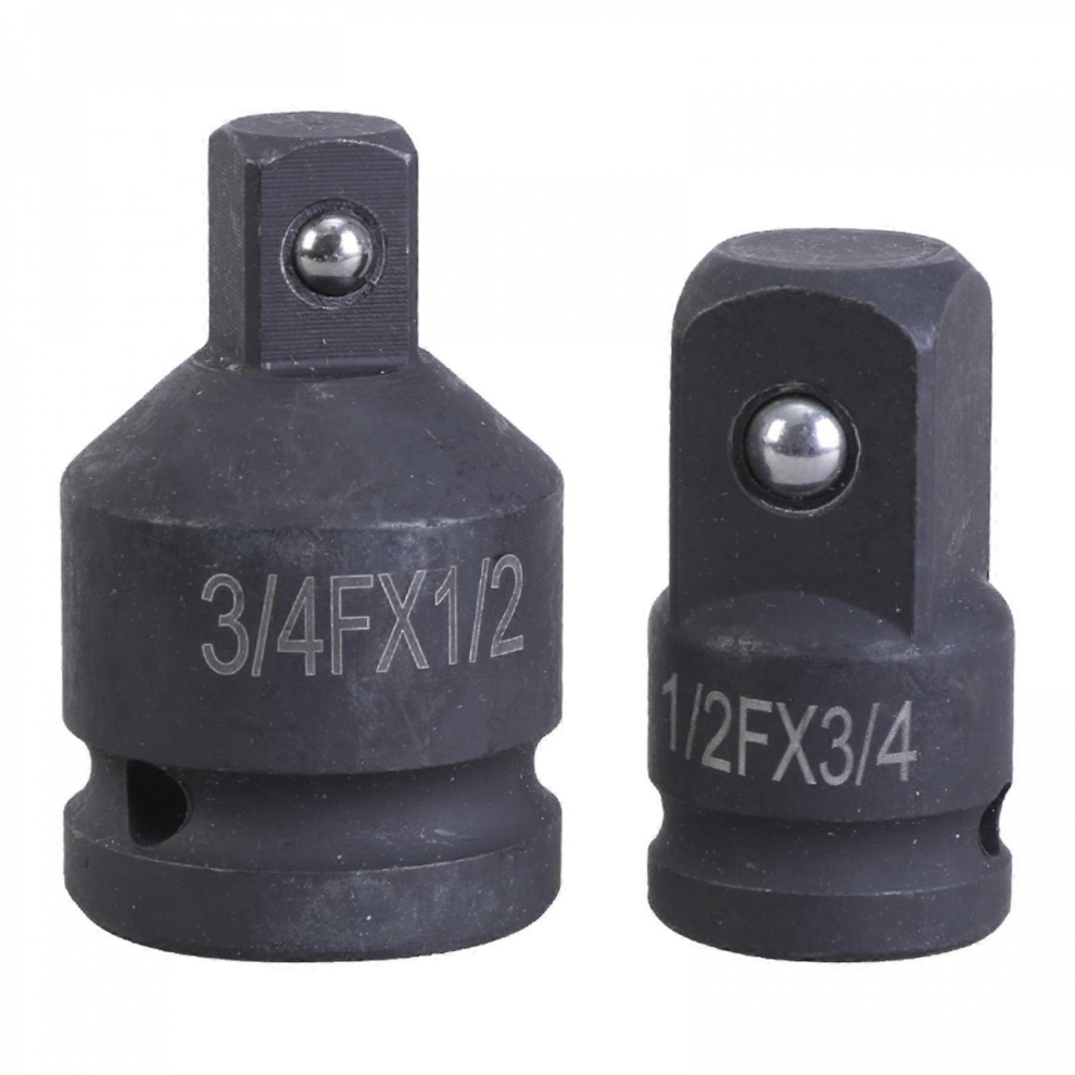 Socket Adapter Set 3/4Inch To 1/2Inch & 1/2Inch To 3/4Inch Impact Wrench Converter For Ratchets Nut Increased Efficiency 5996097991602