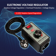 AC Voltage Regulator 2000W, Digital Display, 15A, 12x6.5x5.5cm