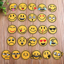 Embroidery Patch 26 pcs Emoji-Expression Sew-on Iron-on Patches Kids Iron-on Patch for Clothing T-S