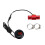 Motorcycle Water Temperature Hour Counter Meter Water Temp Adapter Engine Hours  Red Light 18mm 1