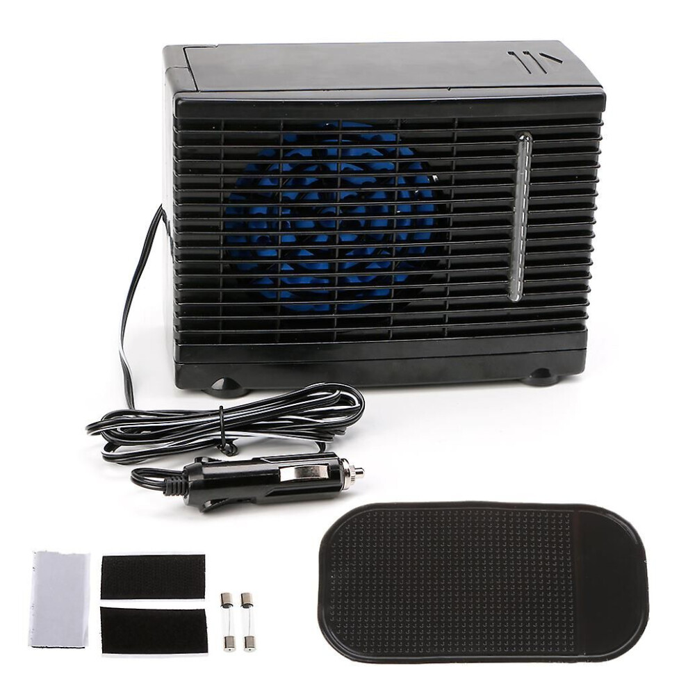 Adjustable 12V Car Air Conditioner Cooler Cooling Fan Water Ice Evaporative 3776002807417