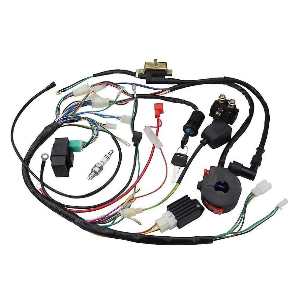 Atv 150Cc 200Cc 250Cc Ignition Coil Harness Switch Assembly Wiring Harness Coil Rectifier Cdi Atv S 3219718672493