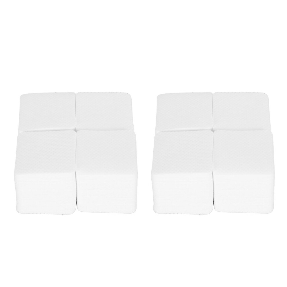 800pcs Lint Free Nail Wipes, Cotton Pads, 2x400pcs