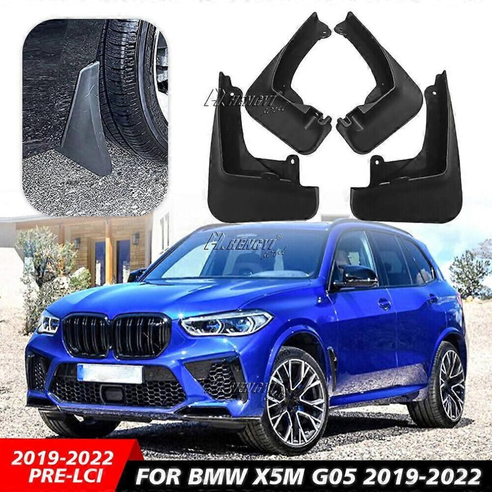 Mud Flaps For Bmw X5 M-Sport G05 Pre-Facelift 19-22 Black 3489605146073
