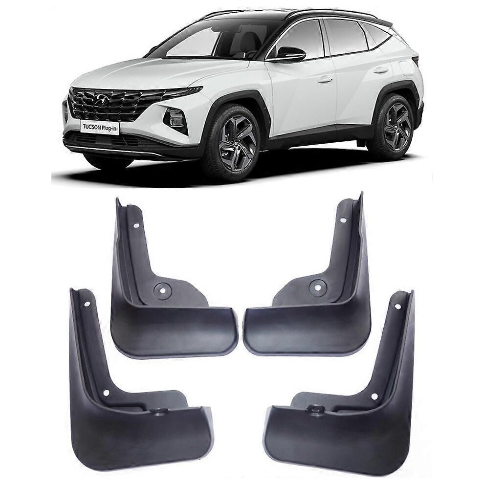 Splash Guards Mud Flaps For 2022-2024 Hyundai Tucson Suv Black 3729090537346
