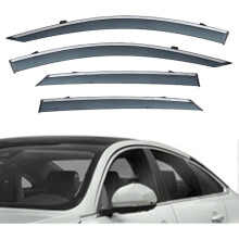 Exquisite Windabweiser für Jaguar XJL X351 (2011–2019), getönte Sonnenblenden-Schutzabdeckung, Autoglas-Markise