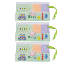 3 Pack Baby Wet Wipes with Flip Lid EVA Dispenser Refillable Portable