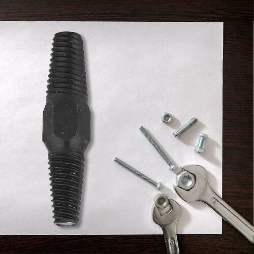 Water broken pipe puller, broken pipe screw puller, double-ended broken pipe screw puller, broken screw puller (6 points + 4 points) dual-use (1 pcs) 1