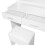 Comfy Living White Dressing Table Set With LED Lit Mirror And Stool 4