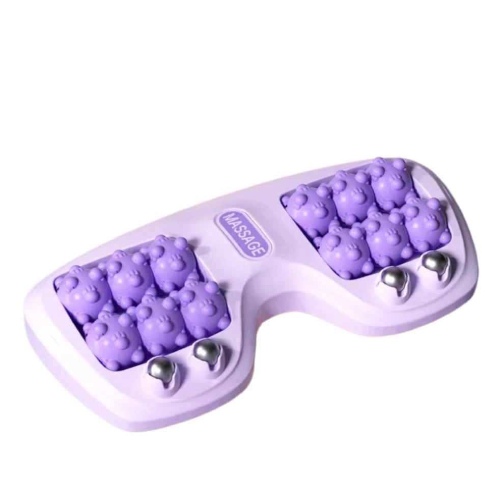Foot Massager Roller for Plantar Fasciitis Relief - Dual Acupressure Therapy for Pain Relief, Stress Reduction, and Improved Circulation
