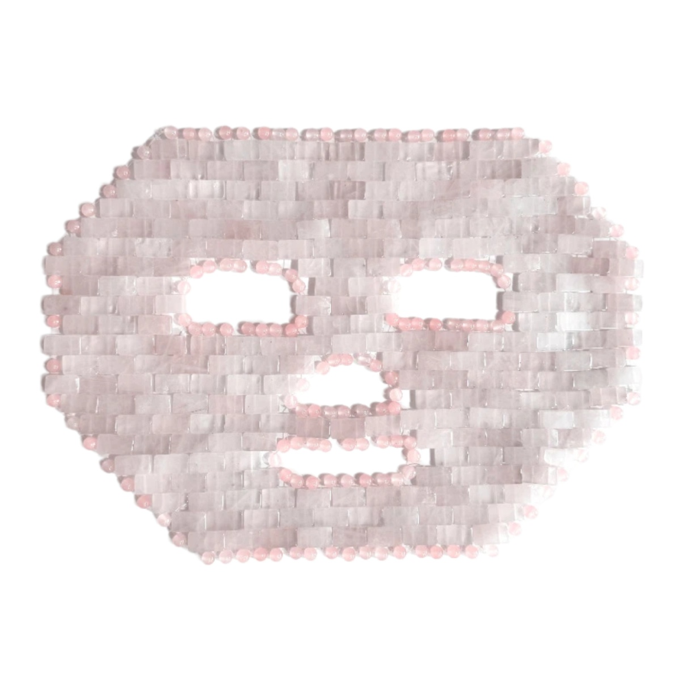 Pink Face Mask, Rose Quartz Hot And Cold Eye Mask, Soothes And Relaxes, And Cares For The Skin.