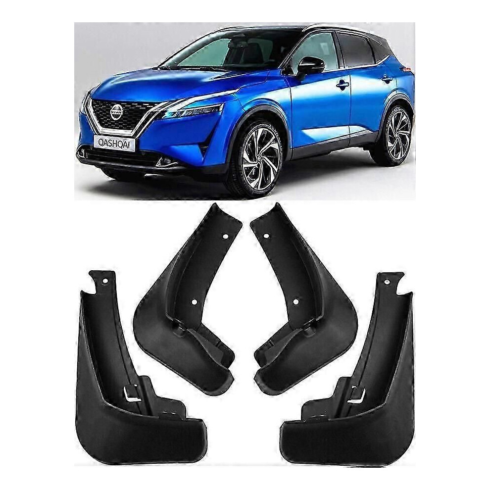 Genuine Front & Rear Splash Guard Mud Flaps For 2022-2024 Nissan Qashqai J12 3536543410954