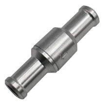 10 mm terugslagklep rembekrachtiger, inline terugslagklep, eenrichtingsklep, vacuümslang, aluminium
