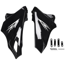 Black Engine Protector Guard Cover Under Cowl Lowered Low Shrouds Fairing Belly Pan For 125 2013 2014 2015