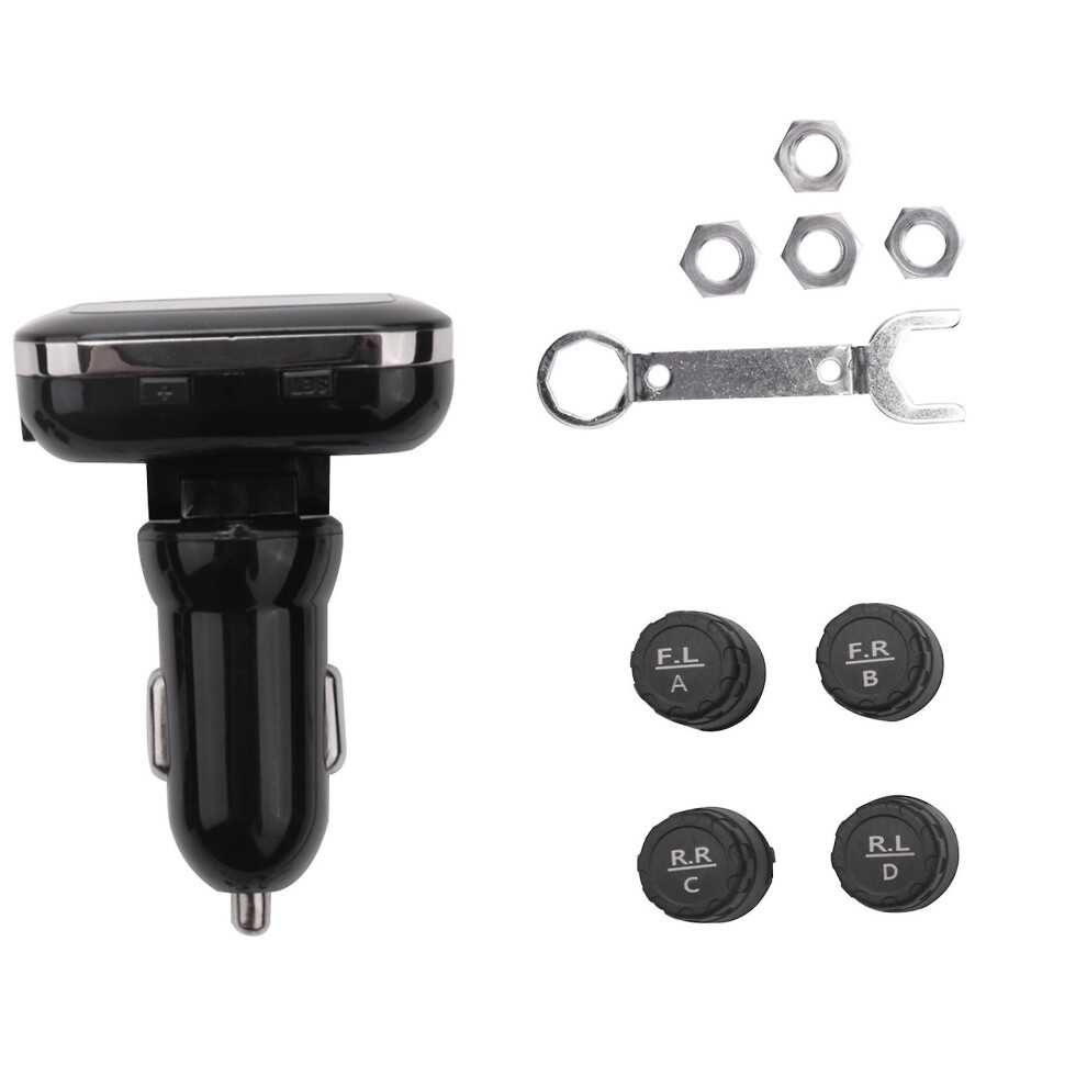 Car Tpms Tire Monitor - Lighter Tire Pressure Alarm System Screen Can Shake Usb Tire Pressure Detection System 3170605662259