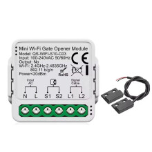Controlador de Porta de Garagem Tuya Módulo de Interruptor de Porta para Alexa  Home Yandex Voice Life Controle Remoto B
