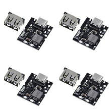 4X Type-C USB 5V 2A Boost Converter Step- Power Module Lithium Battery Charging Board DIY Charger,No Welding