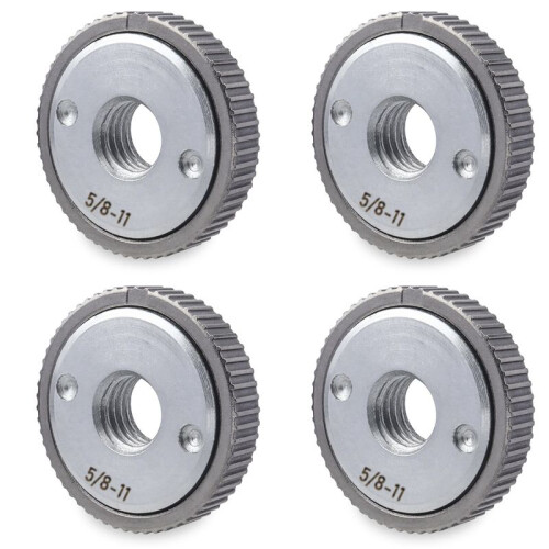 4pcs 5/8 Inch-11 Grinder Nut,Quick Release Angle Grinder Flange Nut Grinder Locking Nut for Angle Grinder