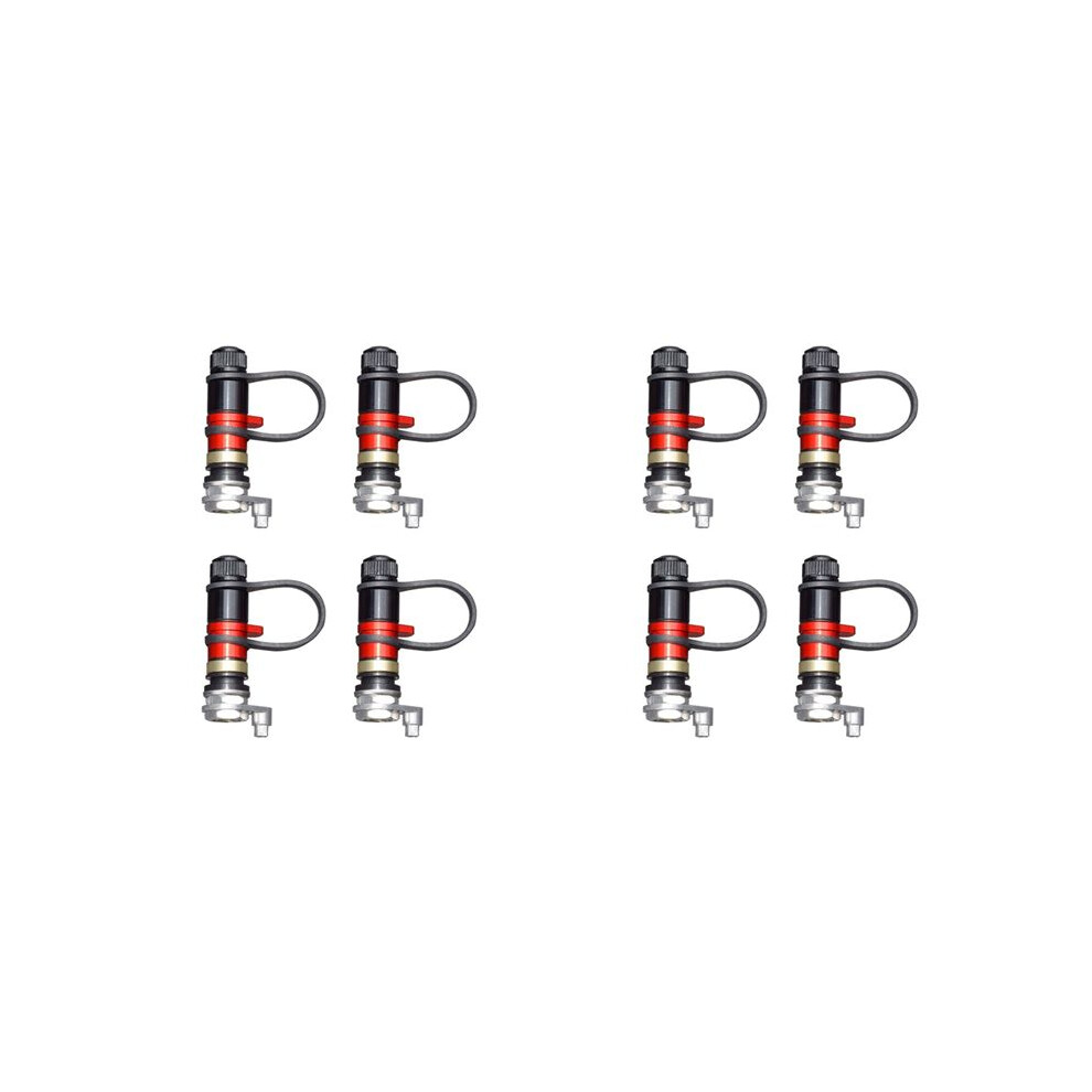 Car Pressure Relief Valve Off-Road Sand Tire Quick Release Valve Desert Tire Quick Release Valve 8Pcs Short Style 6031979612271