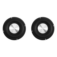 2pcs 5.25Inch with Bracket Bass Diaphragm Radiator Passive Shock Basin Fake Speaker DIY Audio CD Pattern Radiation Basin