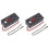 2X Fan Temperature Controller, 12V PWM 4-Wire Fan Speed Controller Module with Temperature Probe for 3A Fan PC 1