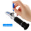Brix Refractometer with ATC Dual Scale - Specific Gravity & Brix Hydrometer in Wine Making and Beer Brewing Homebrew Kit 4