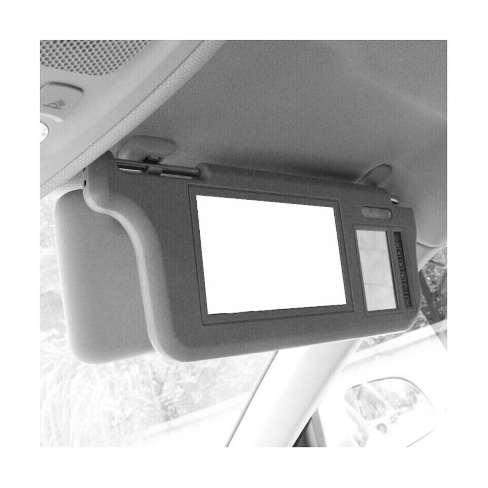 7Inch Car Left Sun Visor Rear View Mirror Screen Lcd Monitor 2 Channel Video Gray 3381344846484