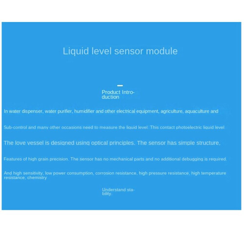Liquid Level Sensor Liquid Level Detection Sensor Water Level Monitoring Sensor Sensor Module 2