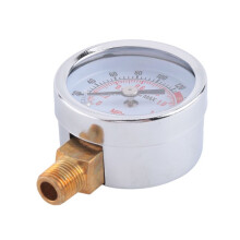 4Pcs 0-200 Psi Air Pressure Gauge 1/8In Male NPT Connection Air Gauge Lower Side Mount 1.57In Dial Air Compressor Gauge