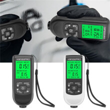 HW-300PRO Coation Thickness Gauge 0-2000UM Car Paint Film Thickness Tester Car Automotive Paint Meter-Black