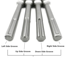 SDS-Max 18mm Diameter Shank Ground Rod Driver for 5/8 Inch and 3/4 Inch Ground Rods, Work with SDS Max Rotary Hammers