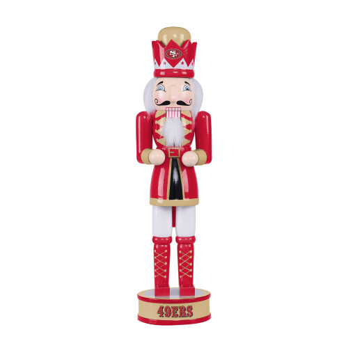 FOCO Denver Broncos 14" Urlaubs-Nussknacker - Version 2 (Teamfarbe)
