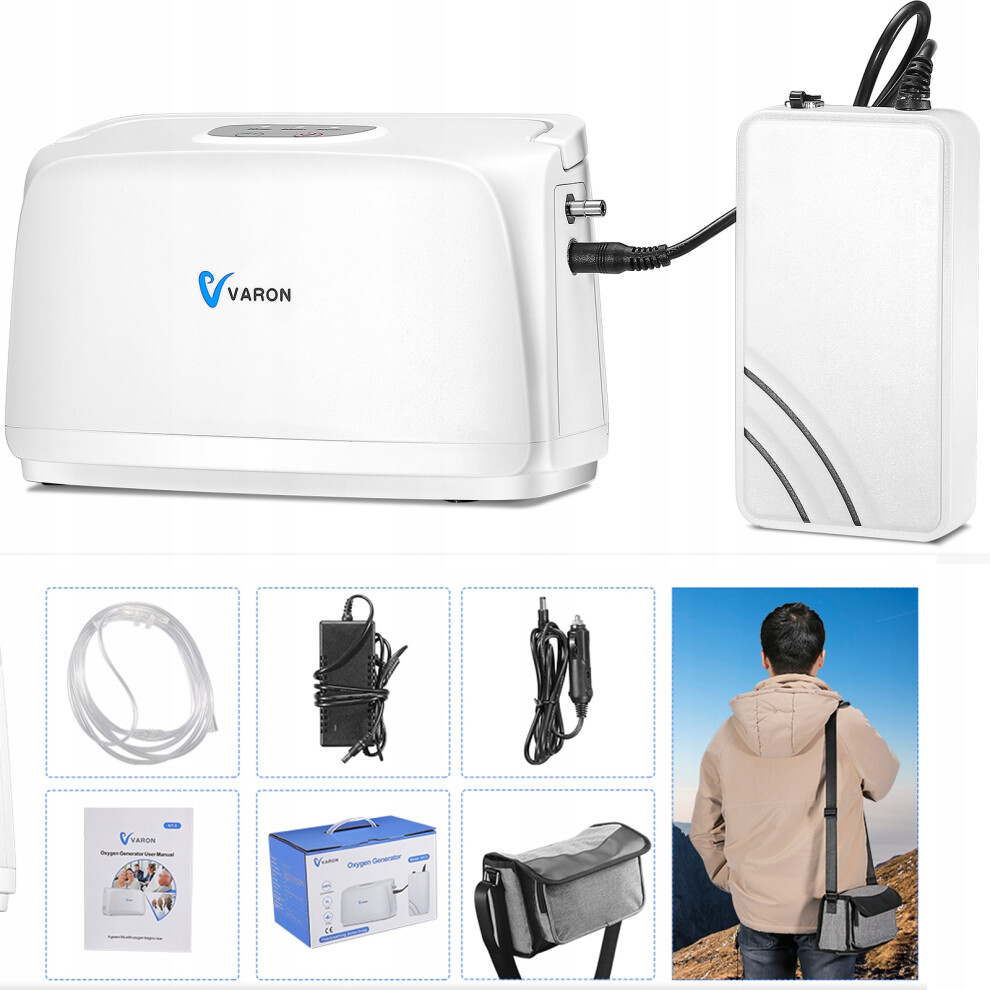 Portable pulsed oxygen concentrator, 33%, 1.4kg