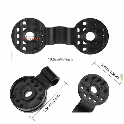 50 Pcs Plastic Sunshade Net Fixing Clips, 10.5x3.8cm 1
