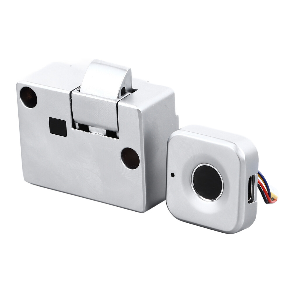 Fingerprint Cabinet Lock, Zinc Alloy, 5X4x2cm, Keyless Biometric 6911389566343