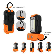 Portable LED Work Light, Hanging Hook & Magnetic Flashlight, Battery Operated,Pocket Work Lights