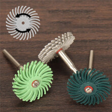 76Pcs Radial Bristle Disc Kit Abrasive Brush 1/8Inch 3/2.35mm Detail Polishing Wheel for Rotary Tool Accessories