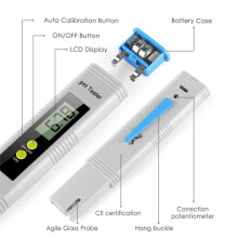Digitales PH-Messgerät, 0,01 PH-Wasserqualitätstester mit 0-14 PH-Messung, Wasser-PH-Tester für Haushaltstrinkbecken