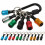 36Pieces 1/4 Inch Hex Shank Bits Holder Keychian, Keychain Extension Bar Screwdriver Bit Holder Socket Adapter 4