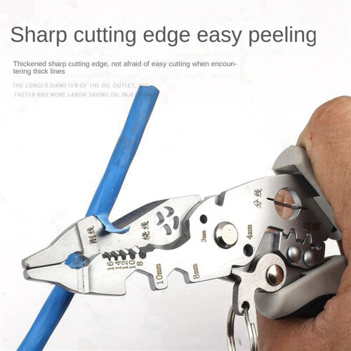 2X Multipurpose Wire Stripper,Heavy Duty Electrical Wire Stripping Tool, Wire Strippers and Crimping Tool