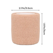 20 Stück Beige Bunte Sport Selbstklebende Elastische Bandage 4,5 M Elastisches Band für Kniestützpolster, Finger