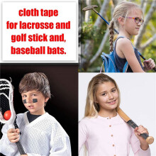 4 Packungen Hockey Tape Mehrzweck Tuchbandrolle für Eisroller HockeyschläGer Griffschutz Geschenke SportausrüStung