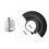 2X Angle Grinder to Grooving Machine Adapter,M10 Converter Screw Drill Adapter for Modification 6