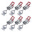 Pull  Clamp 24PCS Pull Action  Adjustable Toggle Clamp 150Kg 330Lbs Holding Capacity 3