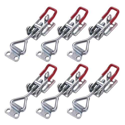 Pull  Clamp 24PCS Pull Action  Adjustable Toggle Clamp 150Kg 330Lbs Holding Capacity 2