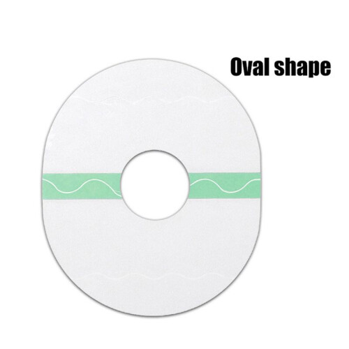 60 StüCk Sport-Sensor-Patch-Schutz, Freestyle-Klebepflaster, Transparente, Wasserdichte Sensor-Schutzabdeckung, Oval 2